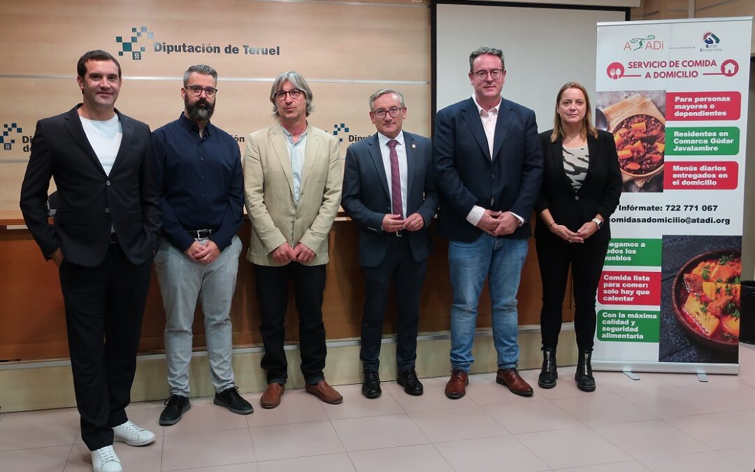 ATADI y la Comarca Gúdar-Javalambre firman un convenio para ofrecer comida a domicilio a personas mayores