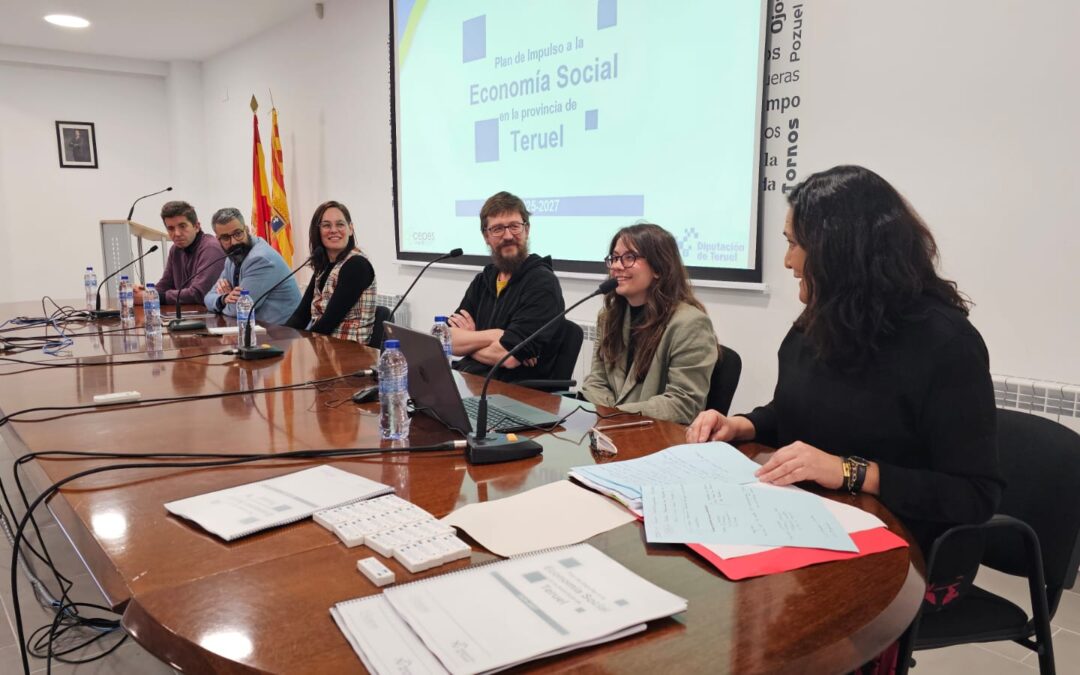 ATADI formará parte del Plan de Impulso a la Economía Social presentado por la Diputación Provincial de Teruel y CEPES Aragón