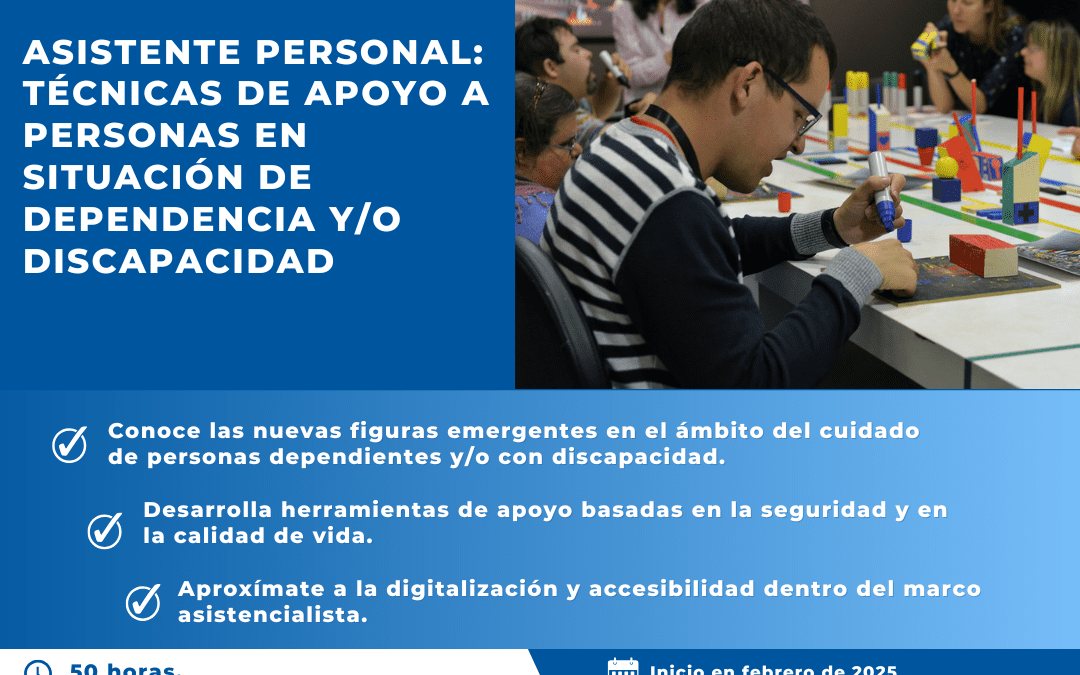 Atadi apuesta por la figura del asistente personal y lanza un curso de formación para 15 beneficiarios