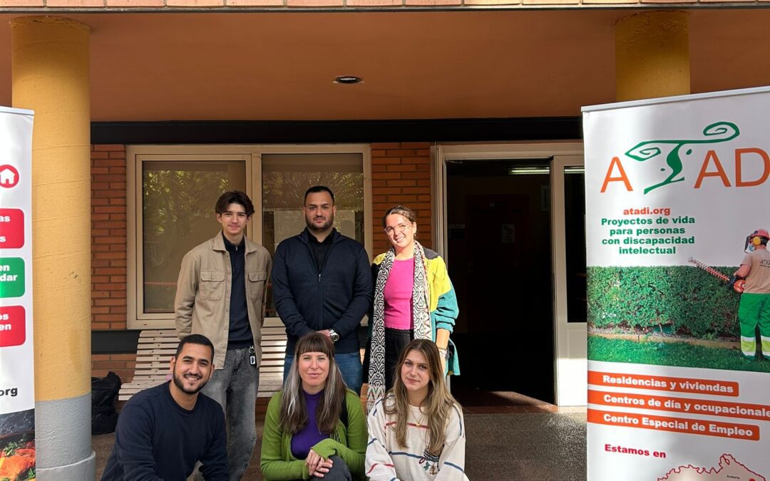 ATADI recibe a cinco jóvenes internacionales que realizarán voluntariado durante ocho meses