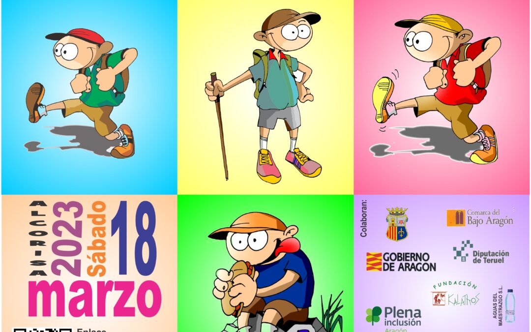 Vuelve la Marcha Senderista ATADI Alcorisa, con recorridos aptos para todas las personas