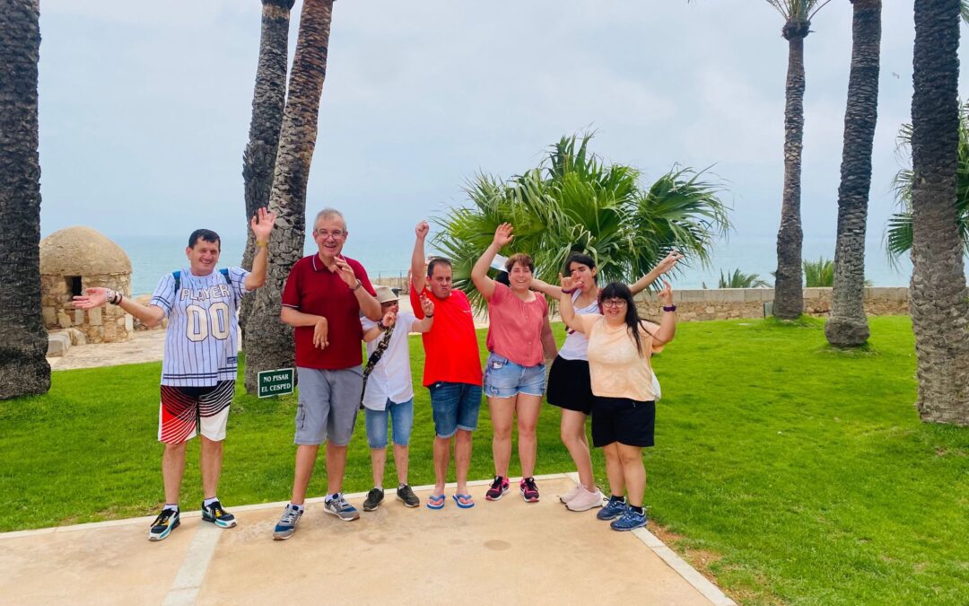 Los usuarios de ATADI, de vacaciones en Peñíscola