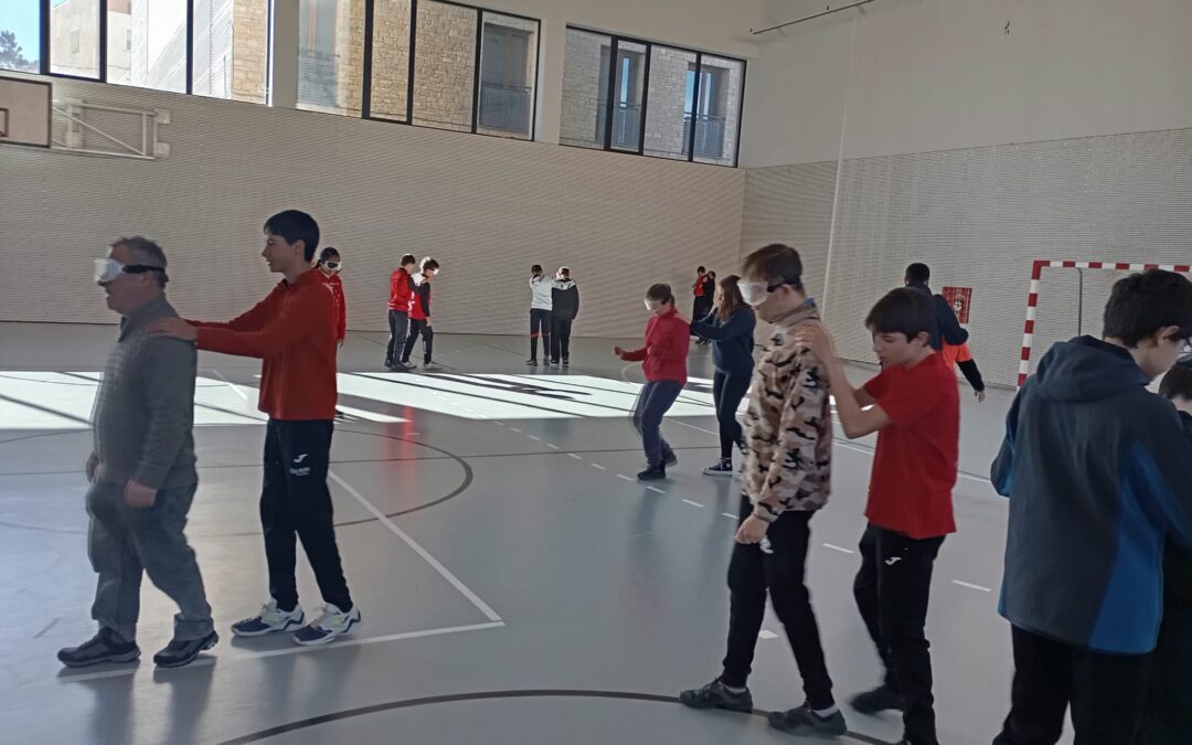 Deporte inclusivo en Cantavieja con ATADI Maestrazgo y el IES Segundo de Chomón