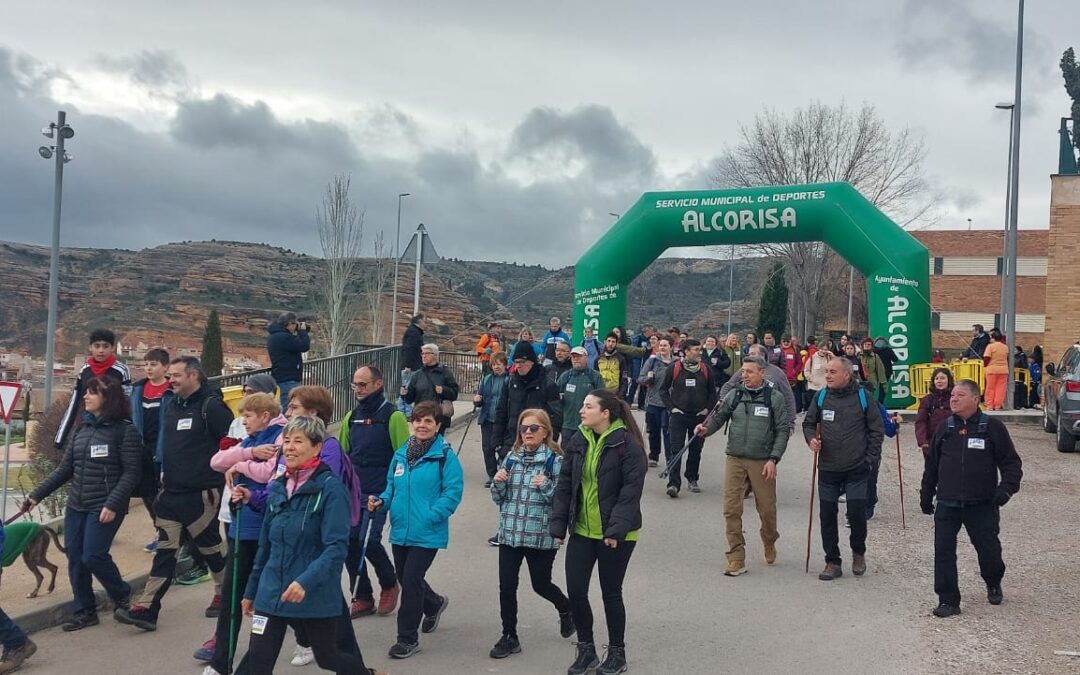 La Marcha Senderista Atadi Alcorisa contó con más de 300 participantes llegados de todo Aragón