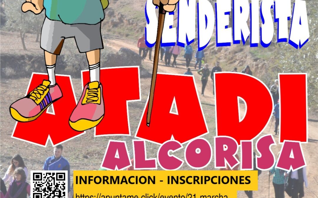 La Marcha Senderista ATADI Alcorisa celebra su XXI edición el próximo 7 de marzo