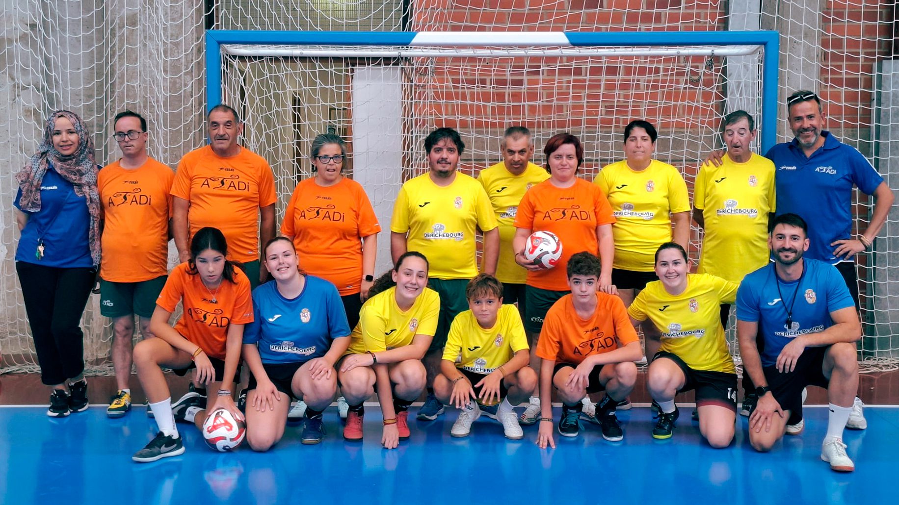 Doble jornada de deporte inclusivo para el CD ATADI  en Zaragoza y Albalate del Arzobispo