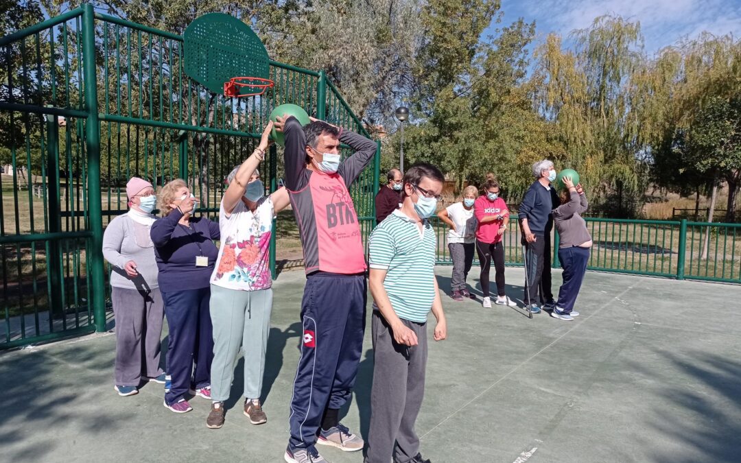 Los usuarios de ATADI Alcorisa retoman las actividades deportivas prepandemia