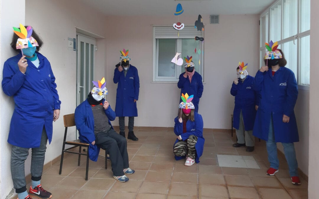 Los centros de ATADI celebran un Carnaval diferente