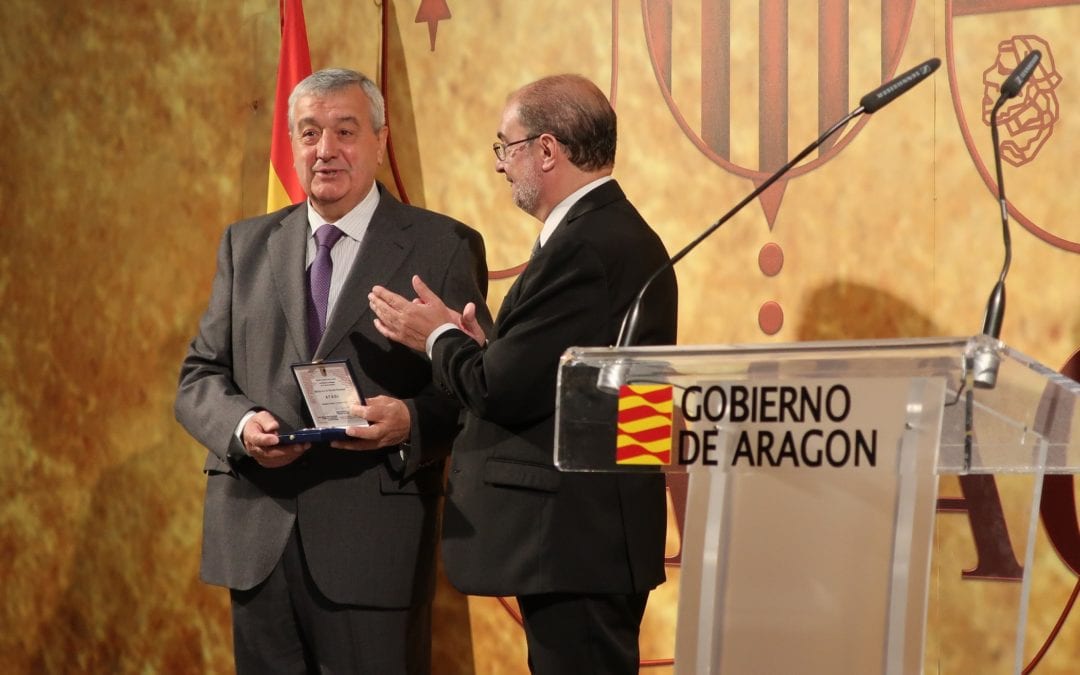 ATADI recibe la Medalla a los Valores Humanos del Gobierno de Aragón