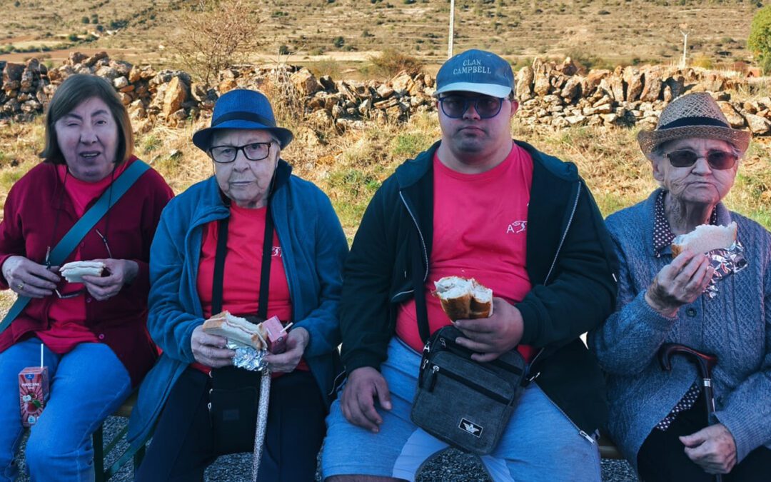 ATADI y el CRA Alto Maestrazgo comparten una jornada de convivencia y prevención en La Cañada de Benatanduz