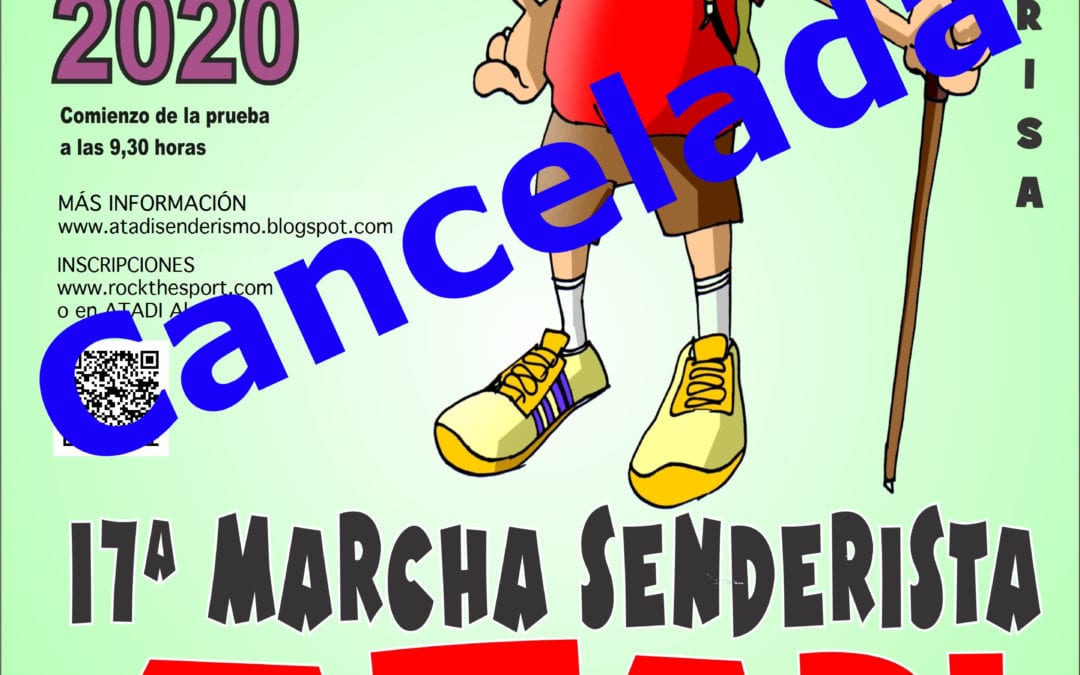 Se suspende la Marcha Senderista ATADI Alcorisa