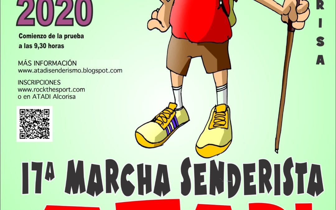 Inscripciones abiertas para la XVII Marcha Senderista ATADI Alcorisa