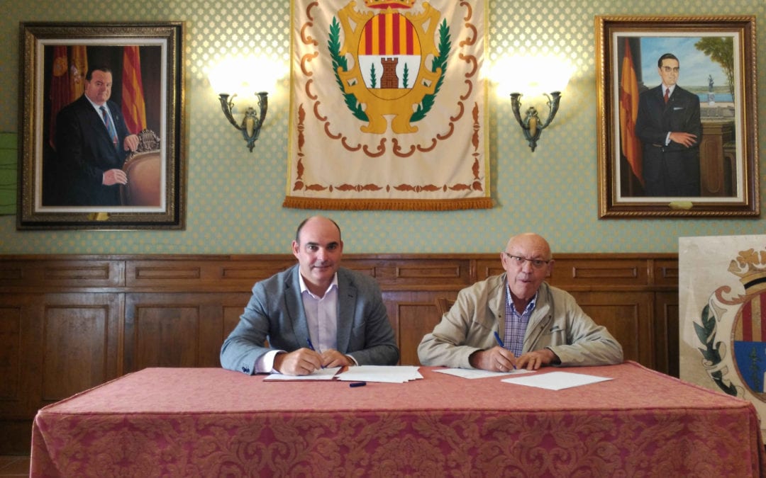 El Ayuntamiento de Alcañiz renueva su convenio con ATADI