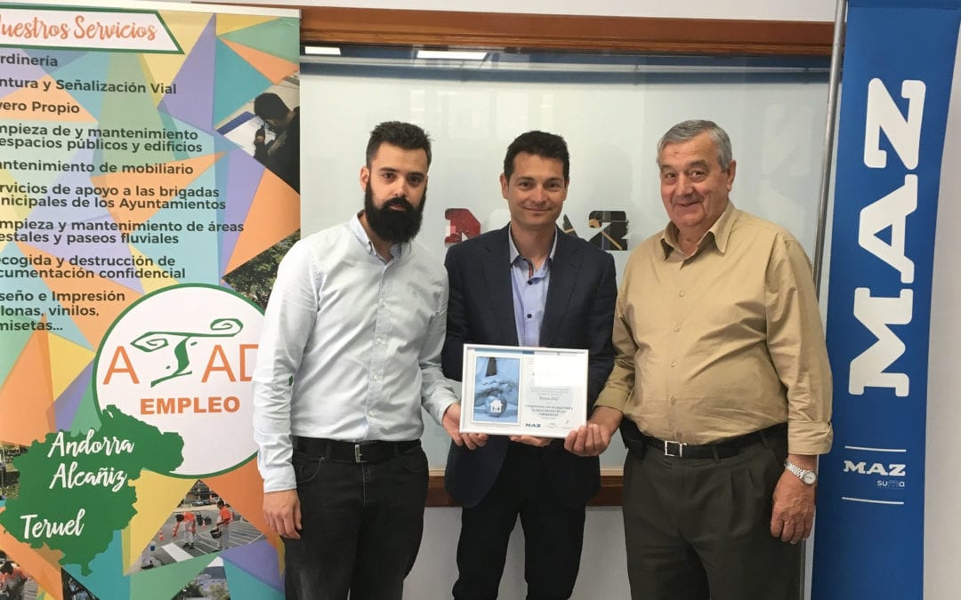 MAZ recompensa a ATADI y ATADI Empleo por su política de Prevención de Riesgos Laborales