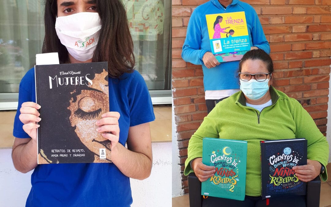 El Ayuntamiento de Andorra dona a ATADI libros para educar en igualdad