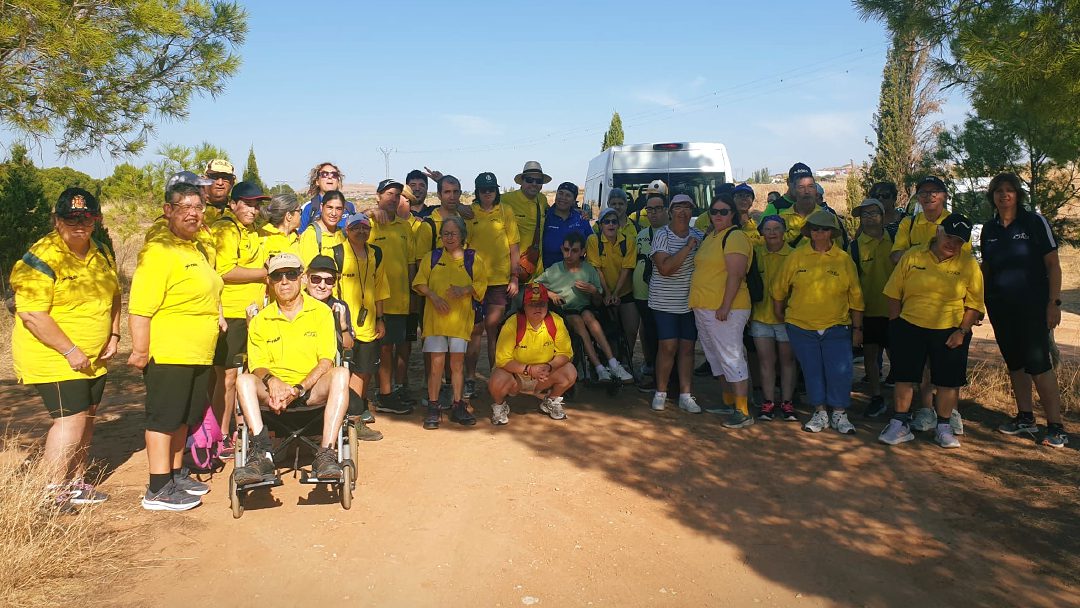 Fin de semana de deporte y convivencia para ATADI entre La Estanca de Alcañiz y la Carrera Verde Mudéjar