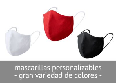 Mascarillas higiénicas personalizables en Diverco