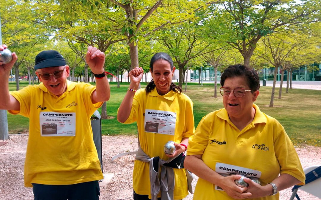 El CD ATADI cierra la temporada de Special Olympics Aragón en el Campeonato de Petanca