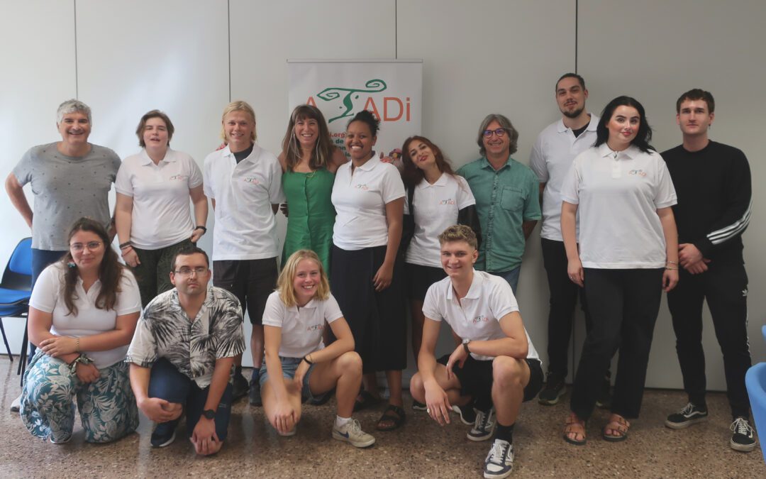 Diez jóvenes europeos llegan a ATADI para realizar voluntariado durante seis meses